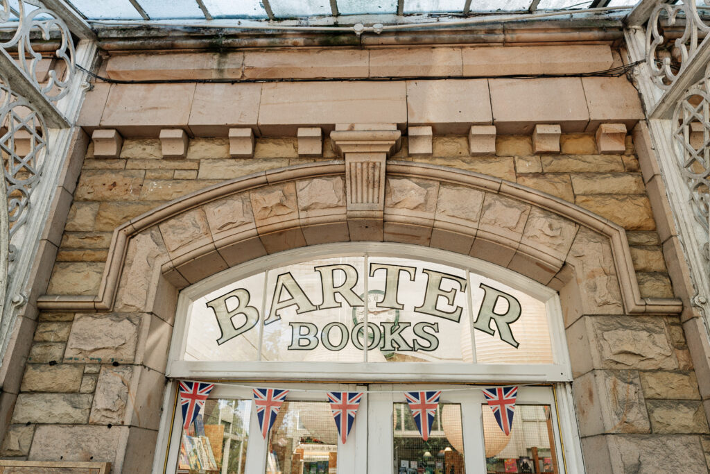 Alnwick Barter Book shop sign