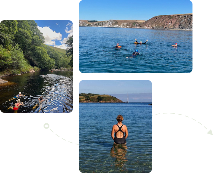 Private swim in Devon and Cornwall