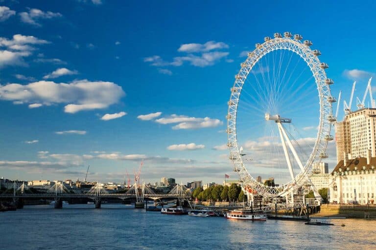 London Eye and the River Thames view