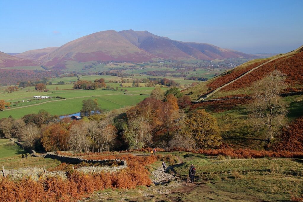 blencathra mountain in the lake district