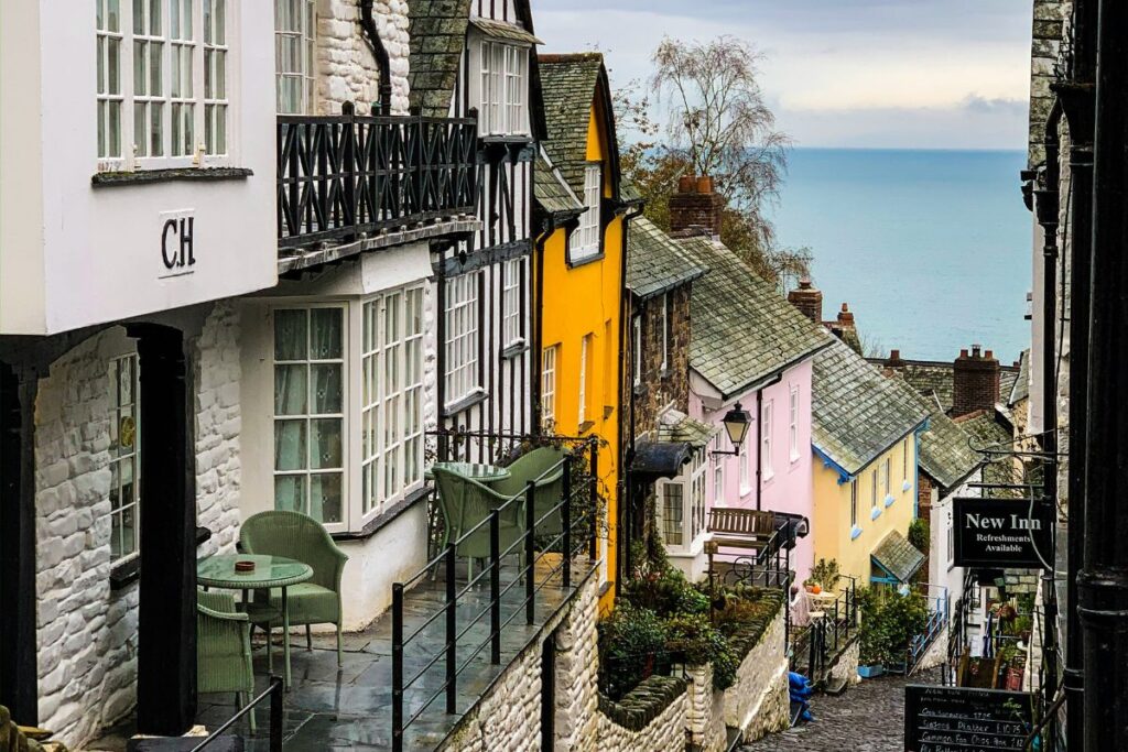 Main street in Clovelly, Devon