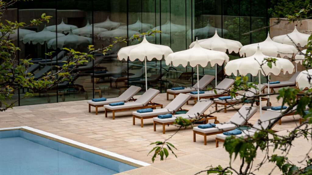 Cowley Manor Experimental Spa in Cheltenham