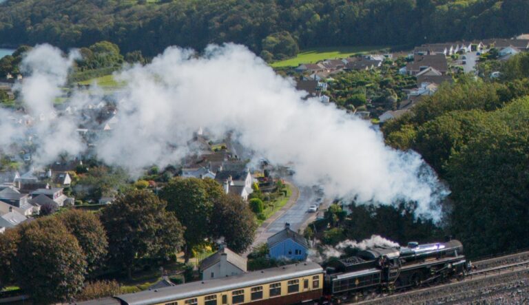 Train through Dartmoor Devon