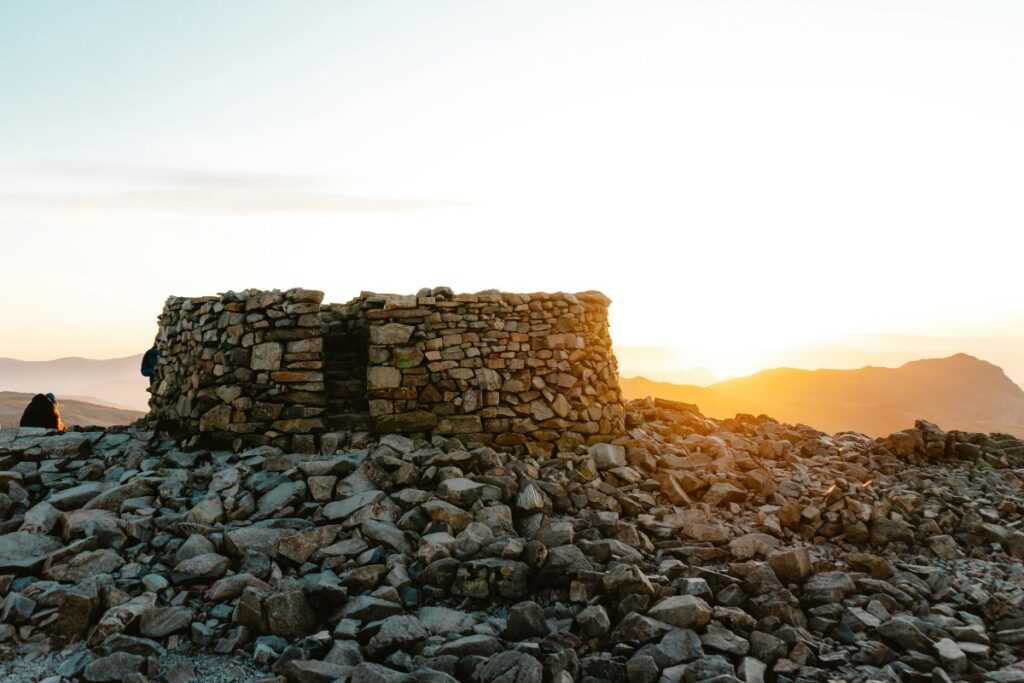 The summit at Scafell Pike